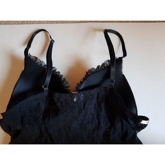 Linea Donatella Black Lace Babydoll Slip - Picture 9 of 15